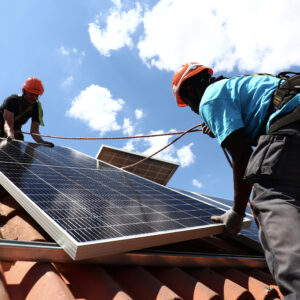 Installing solar panels domestic