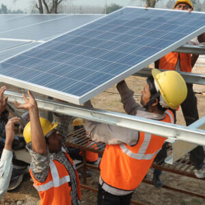 India_solar panels installation
