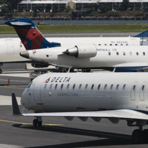 Delta Air Lines planes at airport