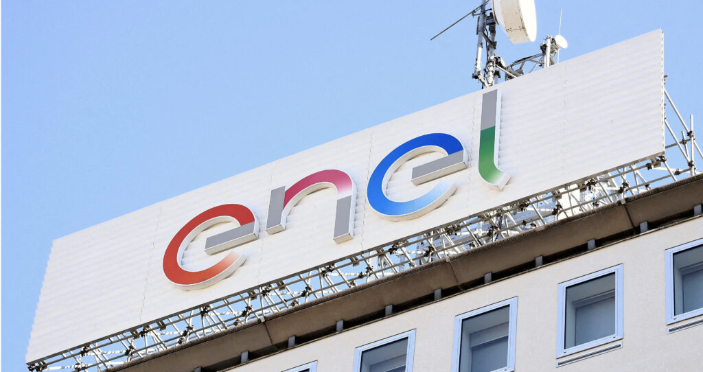 Enel logo and headquarters