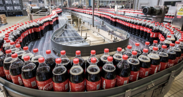Coca-cola plastic bottles