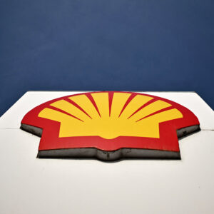 Shell logo outside UK petrol station