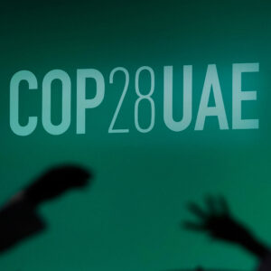 COP28 UAE logo (Rafiq Maqbool/AP Photo)