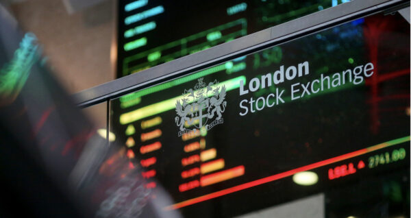 London Stock Exchange screen