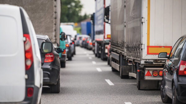 Heavy traffic Europe emissions