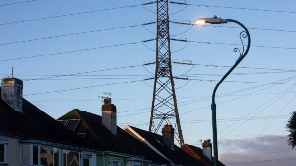 UK electricity grid pylons