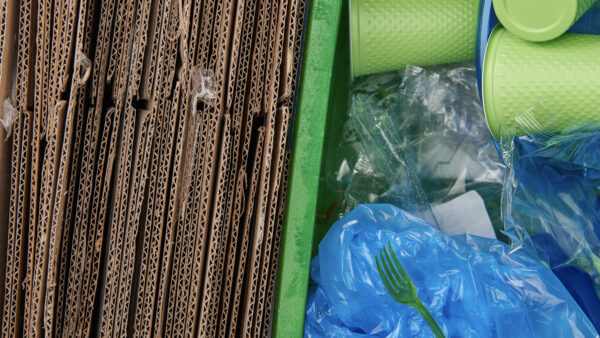 Cardboard and packaging waste