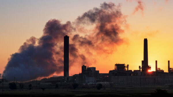 Carbon emissions factory