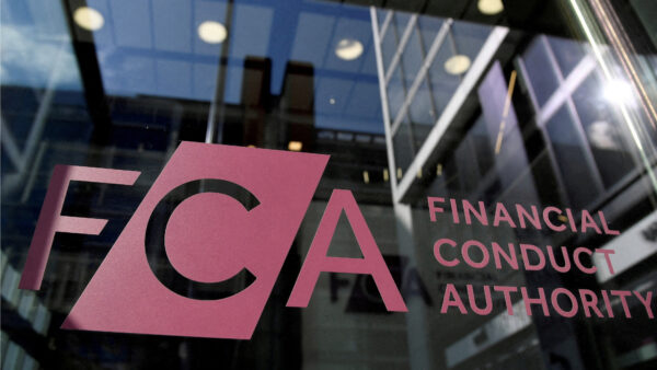 Financial Conduct Authority signage FCA