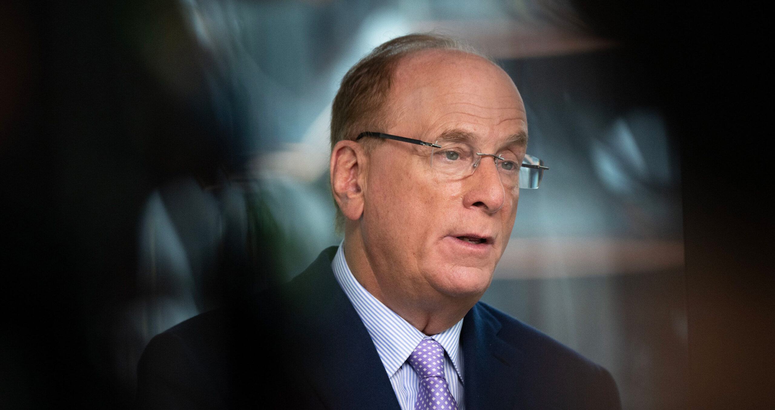 BlackRock CEO Larry Fink says even the most climate-conscious leaders see ‘their long-term path to decarbonisation will include hydrocarbons – albeit less of them – for some time to come’ (Photo: Victor J Blue/Bloomberg) 