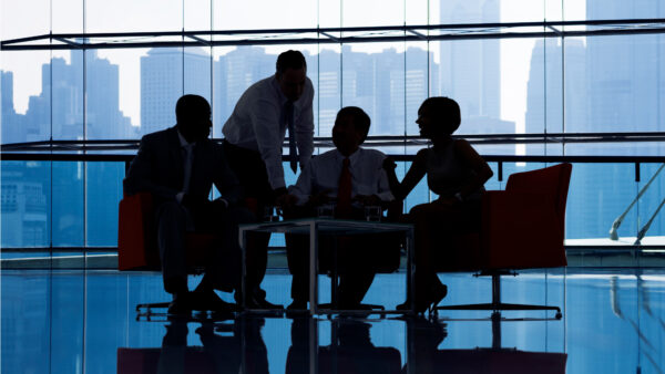 Business people meeting in boardroom